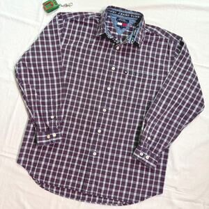 Vintage Tommy Hilfiger Tommy Jeans Plaid Overshirt - L